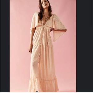 Free People Cha Cha dress in pink tint
